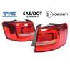 Tail Light AM (No LED) (Clear Red) (SET LH+RH)