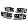 Set of 4 Pcs Inner Door Handle Grey For Toyota RAV4 ACA20 Series 2000~2005