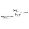 Pair LH+RH FRONT Outer Door Handle Chrome For Mitsubishi Triton ML MN 2006~2015