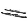 Set of 4 Pcs Outer Door + Sliding Handles Black For Mercedes Vito / Valente