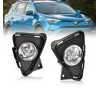 Full Set Fog Light Spot Driving Lamp KIT For Toyota RAV4 RAV-4 40 Series 15~18