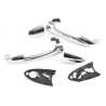 REAR Pair LH+RH Outer Door Handle Chrome For Mazda Tribute 2001~2006