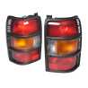 Pair LH+RH Tail Light Rear Lamp Black Rim For Misubishi Pajero NH NJ NK 91~97