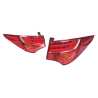 Set Pair LH+RH Tail Light Rear Lamp With LED For Hyundai Santa Fe DM s1 12~15