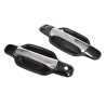 Ozeparts Fits Great Wall V200 V240 K2 2009~2013 | FRONT Outer Door Handles (Chrome Black) | Pair of LH Left Hand (Passenger) + RH Right Hand (Driver)