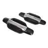 Ozeparts Fits Great Wall V200 V240 K2 2009~2013 | REAR Outer Door Handles (Chrome Black) | Pair of LH Left Hand (Passenger) + RH Right Hand (Driver)