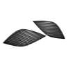 Pair LH+RH Fog Light Bezel Cover Matte Black For Toyota Camry Ascent Sport 17~21