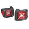 Set Pair LH+RH Tail Light Rear Lamp (Black Rim) For Jeep Renegade BU 2015~2019