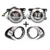 Fog Lamp LED Type 3 (Halo Ring Type + Cover) (SET 4 Pcs)