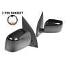 Ozeparts Fits Nissan Xtrail T31 Series 1 & 2 2007~2014 | Electric Power Door Mirrors (3 Pins - Gloss Black) | Pair of LH Left Hand + RH Right Hand