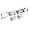 Main Radiator Grille + Head Lights Chrome For Toyota Hilux 4WD LN167 1997~2001