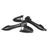 REAR Pair LH+RH Outer Door Handle Black For Mazda Tribute 2001~2006