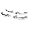 Full Set of 4 Pcs Outer Door Handles Chrome For VW Volkswagen Amarok 2010~2022