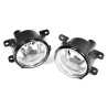 Full Set Fog Light Spot Driving Lamp KIT Black For Jeep Renegade BU 2015~2017