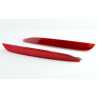 Pair LH Left+RH Right Rear Bumper bar Reflector For Mazda 3 BL 2009~2013