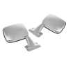 Set Pair LH+RH Manual Door Mirror Chrome For Toyota Hilux RN50 RN60 Series 83~88