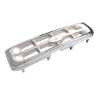 Ozeparts Fits Ford Courier PE Ute 1998~2002 | Main Radiator Upper Grille Top Front Grill (Chrome Surround, Silver Inner Grille) | 1 Unit