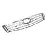 Grille Upper Front Grill For Toyota Aurion GSV40 ATX Prodigy Presara 2009~2011