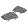 Ozeparts Fits Ford Fiesta WQ 2005~2008 | Fog Light Cover Bumper Lamp Bezel Insert (No Fog Light Type) | Pair of LH Left Hand + RH Right Hand