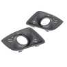 Ozeparts Fits Ford Fiesta WQ 2005~2008 | Fog Light Cover Bumper Lamp Bezel Insert (With Fog Light Type) | Pair of LH Left Hand + RH Right Hand