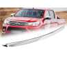 Premium Bonnet Hood Mould Garnish Trim Chrome For Toyota Hilux 2015~On