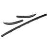 Ozeparts Fits Ford Focus LR 2002~2005 3 & 5 Door Hatch | Rear Bumper Bar Mould Strips (Texture Black) | Set of 3 Pcs Centre + LH Left + RH Right