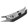 Ozeparts Fits Honda Civic FC 10th Gen 2016~2022 Sedan Only | Main Radiator Upper Grille Top Front Grill + Chrome Mould | 1 Unit