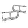 Pair LH+RH Head Light Lamp Case Rim Chrome For Toyota Landcruiser FJ80 90~98 GXL