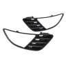Ozeparts Fits Ford Fiesta WP 2003~2005 Door Hatch | Fog Light Covers Bumper Lamp Bezels Insert (With Fog Light Type) | Pair of LH Left + RH Right