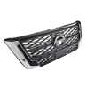 Ozeparts Fits Nissan Navara NP300 D23 Ute 2020~On | Main Radiator Upper Grille Top Front Grill (Chrome Black - No Radar Function) | 1 Unit
