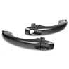 Set Pair LH+RH FRONT Outer Door Handle Black For VW Volkswagen Amarok 10~22