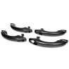 Full Set of 4 Pcs Outer Door Handles Black For VW Volkswagen Amarok 2010~2022