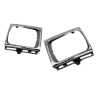 Pair LH+RH Head Light Case Rim Surround Chrome For Toyota Hilux 4WD RN10# 91~94