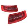 Ozeparts Fits Audi A6 / S6 C6 Series 2 2008~2011 4 Door Sedan | Taillights Tail Lights Rear Lamps (LED) | Pair of LH Left + RH Right