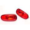 Pair LH+RH Rear Bar Fog Light Lamp Reflector For Hyundai Santa Fe SM 2000~2004