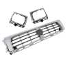 Front Main Grille + Head Light Rims Chrome For Toyota Hilux 4WD LN106 1994~1997