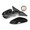 Ozeparts Fits Honda Civic 10th Generation FC FK 2016~2022 Sedan Hatch | Electric Power Door Mirror (7 Pins - Gloss Black) | RH RHS Right (Driver)