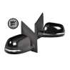 Door Mirror AM Electric (8 Pin) (Black) (SET LH+RH)