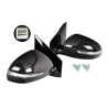 Pair LH+RH Electric Door Mirror 8 Pins Black For Kia Spotage QL 2015~2018