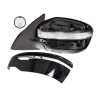 Ozeparts Fits Nissan Qashqai J11 Series 1 2014~2017 | Electric Power Door Mirror (7 Pins - Gloss Black) | LH LHS Left Hand (Passenger Side)