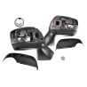 Pair LH+RH Electric Door Mirror 7 Pin Black For Subaru Forester S4 2012~2016