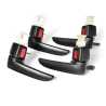 Set of 4 Pcs Inner Door Handle Black For Mazda 3 BK Series 1 & 2 2003~2009