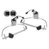 FRONT Pair LH+RH Electric Window Regulator W/ Motor For Subaru Impreza G3 07~11
