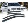 Ozeparts Fits BMW X3 F25 2010~2017 SUV | Complete Set of 4 Pcs Weathershield Weather Shields Sun Window Visor