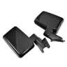 Set Pair LH+RH Manual Door Mirror Black For Toyota Landcruiser 60 Series 80~90