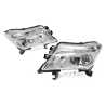 TYC Fits Nissan Navara D23 NP300 ST STX (Vin MNT) 2015 | Headlights Head Lights Front Lamps (LED Projector) Manual Adjuster | Paif of Left + Right