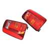Set Pair LH+RH Tail Light Lamp (Barn Door) For VW Volkswagen Caddy 2K 2KN 15~20
