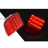Pair LED Rear Bar Light Reflector Lamp For Toyota Landcruiser 200 Series 07~15