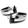 Set Pair LH+RH Electric Door Mirror (Chrome) For Mazda BT50 UN Ford Ranger PJ