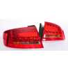 HELLA Audi A4 / S4 B8 Sedan 2008~2012 | Tailights Tail Lights Rear Lamps (With LED Type) | Pair of LH Left (Passenger) + RH Right (Driver)